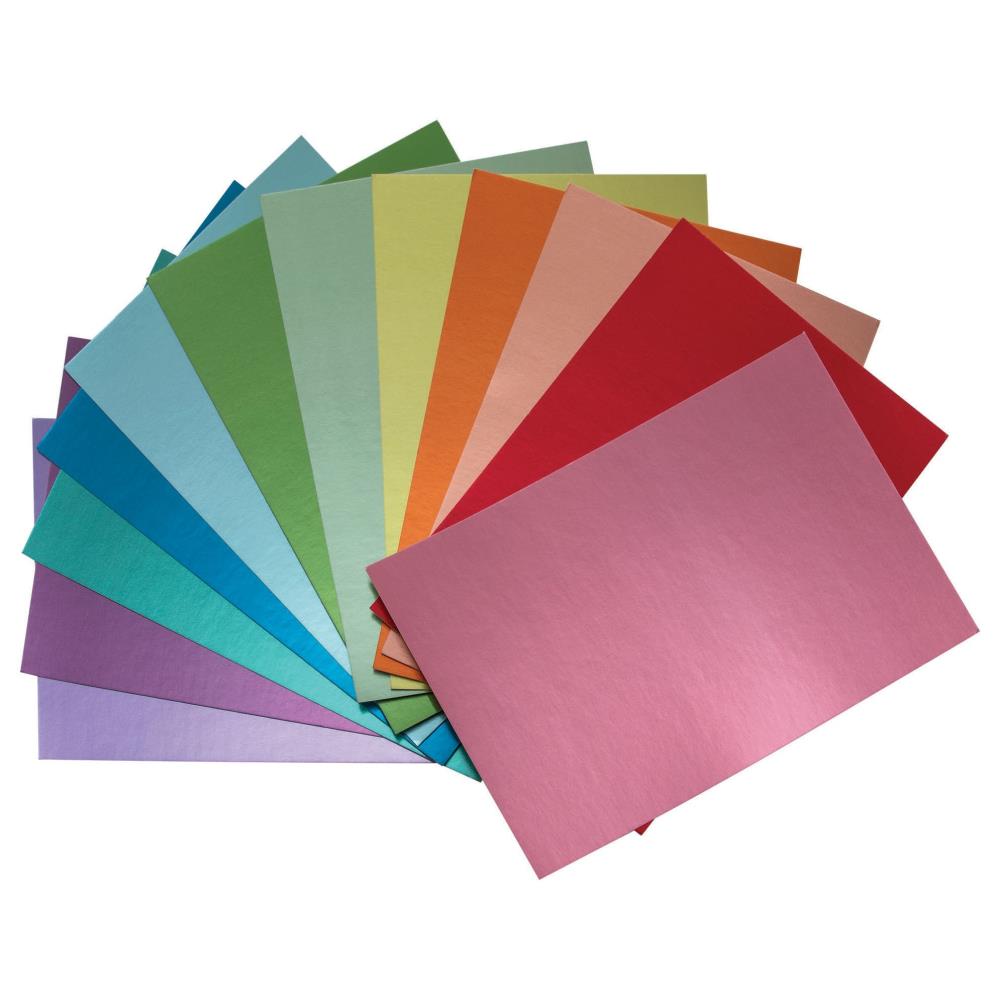 Idea-Ology Kraft-Stock Stack Cardstock Pad 6X9 - Metallic Colours