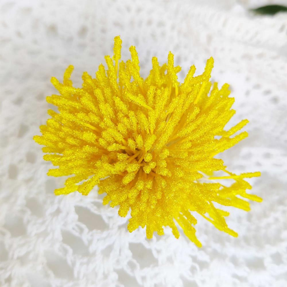 Dress My Craft Sugar Thread Pollen - Bright Yellow
