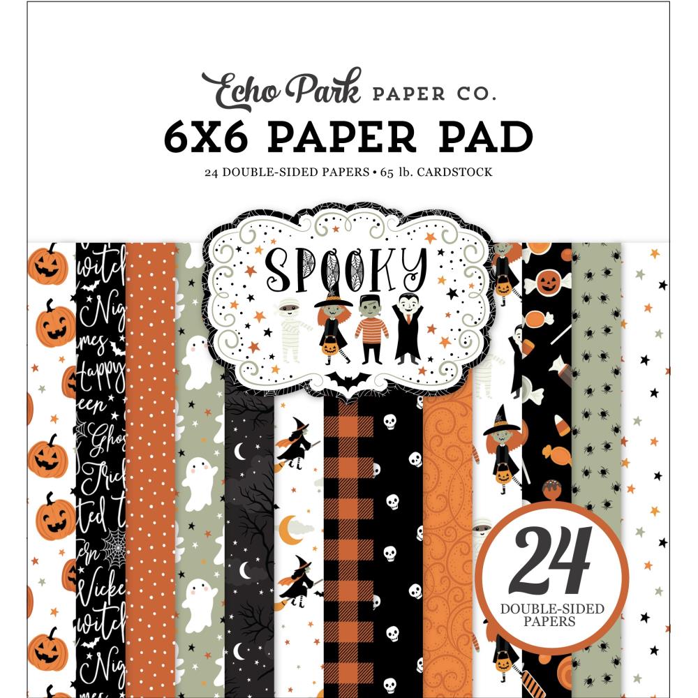 Echo Park Double-Sided Paper Pad 6X6 - Spooky