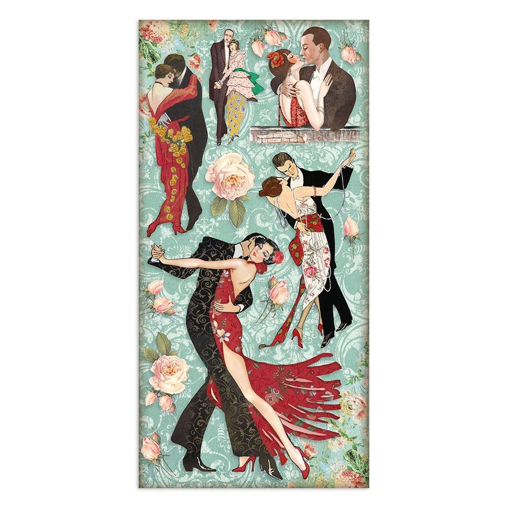Stamperia Collectables Double-Sided Paper 6X12 - Desire