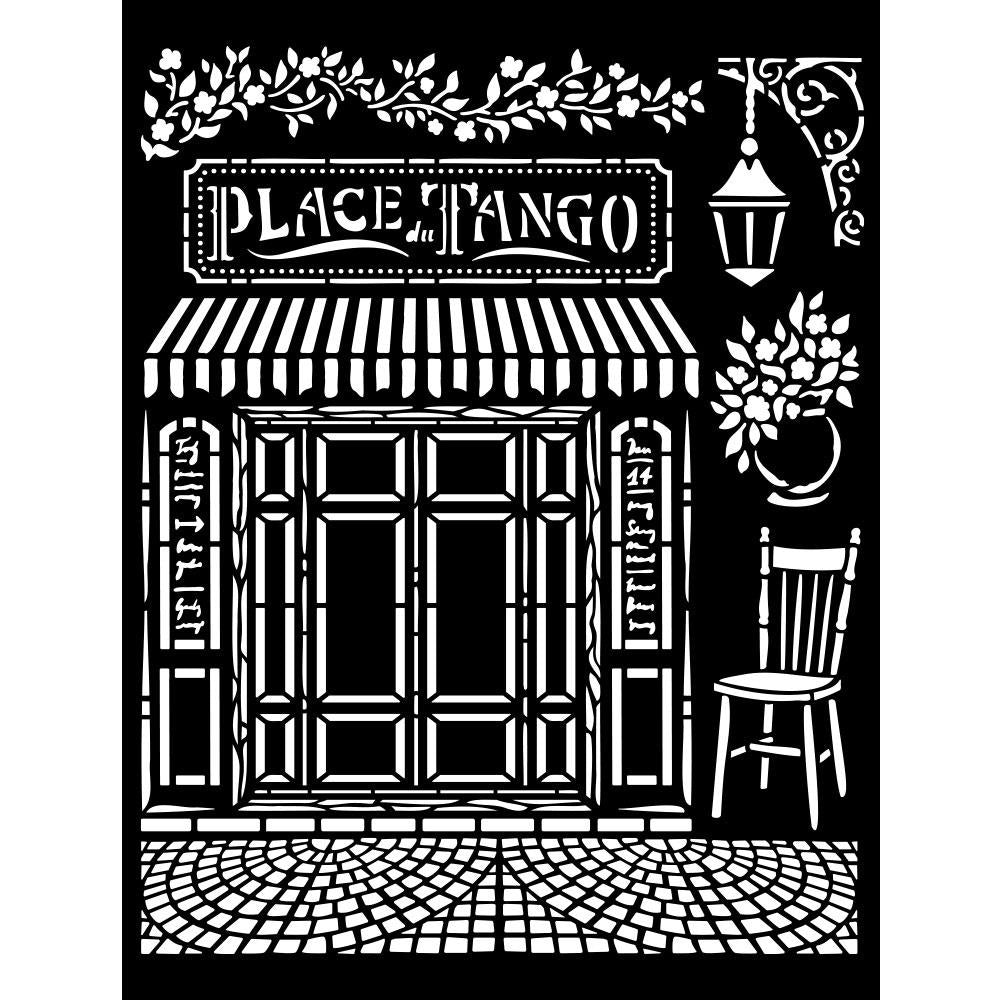 Stamperia - Desire Stencil - Place Tango