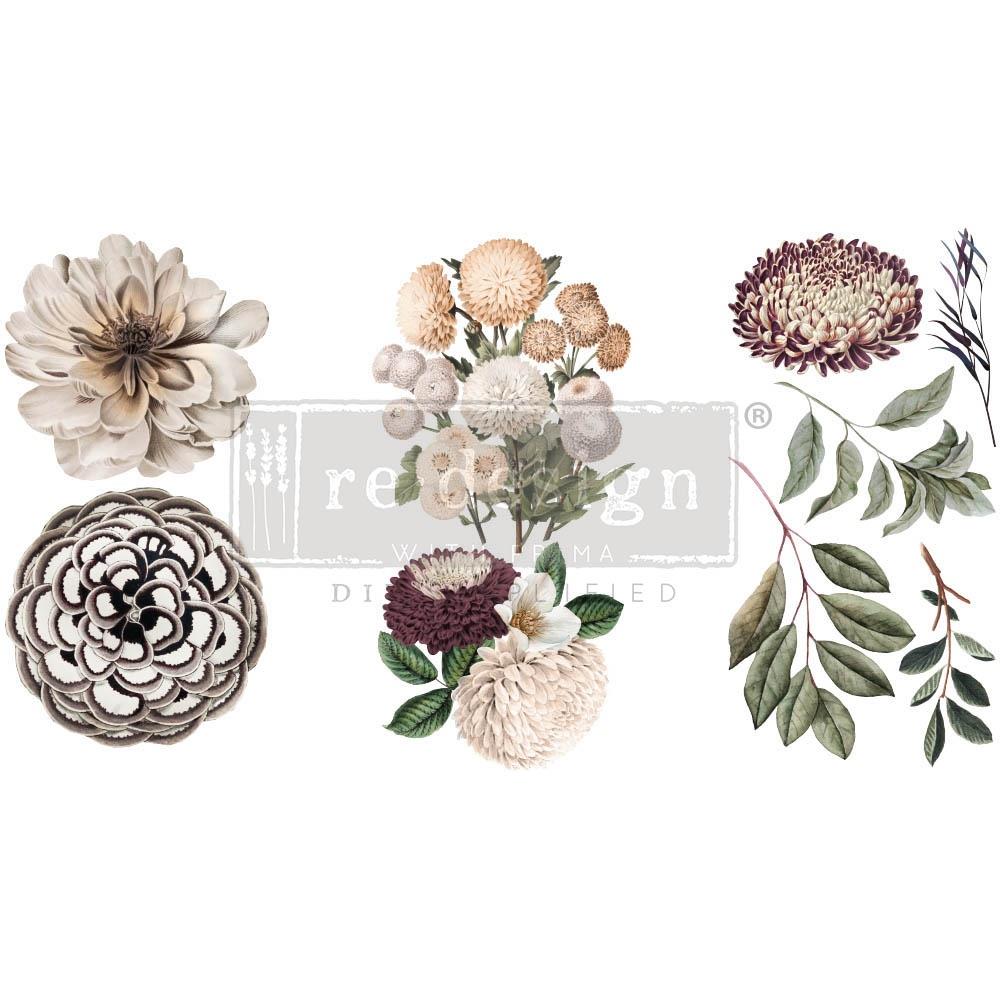 Prima Marketing Re-Design Decor Transfers - Natural Flora