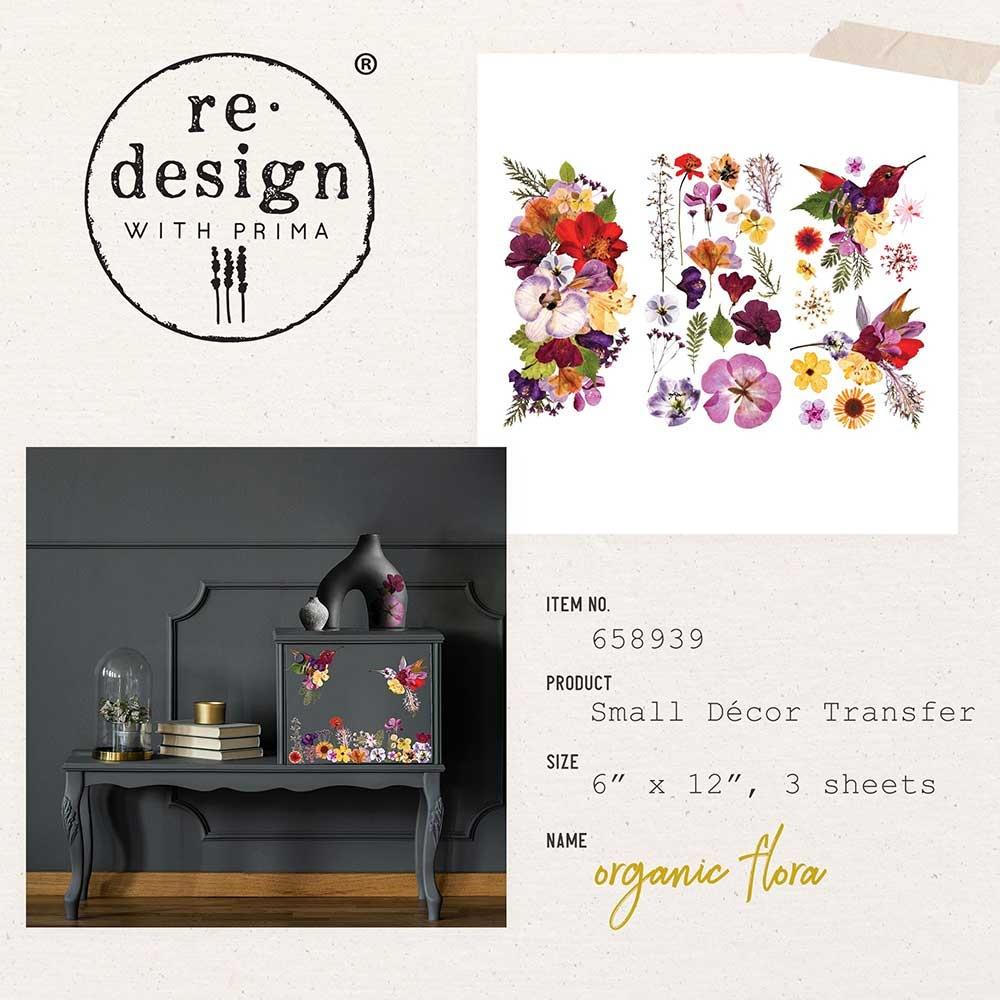 Prima Marketing Re-Design Decor Transfers - Organic Flora