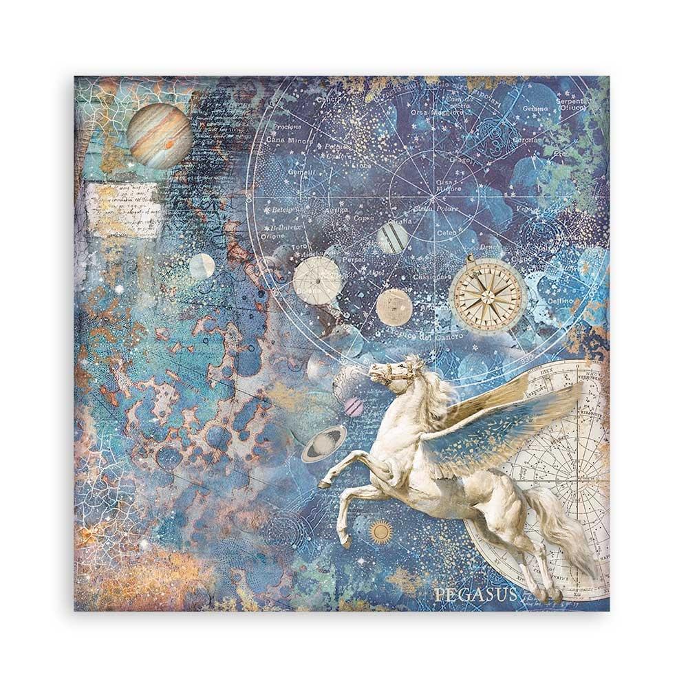 Stamperia Backgrounds Double-Sided Paper Pad - 12x12 - Cosmos Infinity