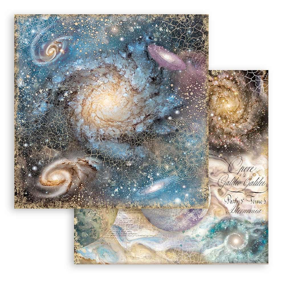 Stamperia Backgrounds Double-Sided Paper Pad - 12x12 - Cosmos Infinity