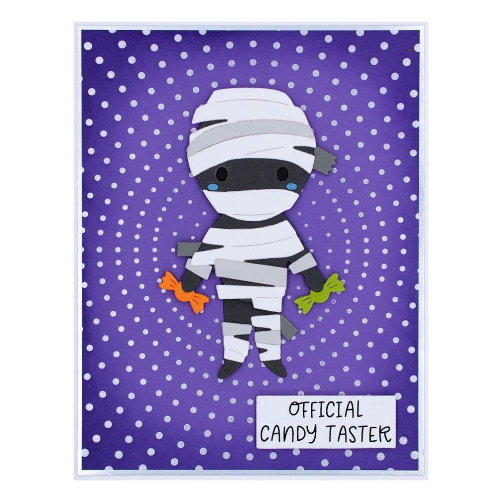 Spellbinders Glimmer Hot Foil Plate - Hypnotic - Boo Dance Party