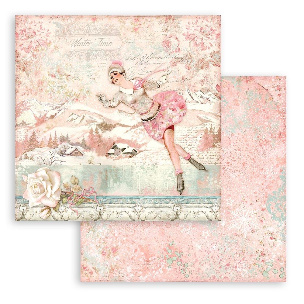 Stamperia Double-Sided Paper Pad - 12x12 - Sweet Winter