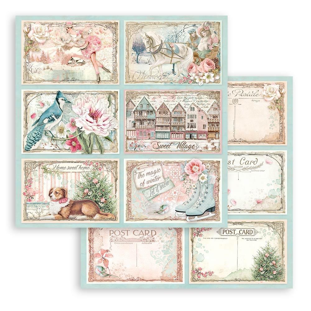 Stamperia Double-Sided Paper Pad - 12x12 - Sweet Winter