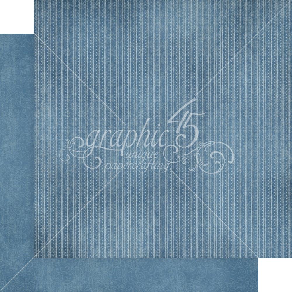 Graphic 45 - Patterns & Solids Double-Sided Paper Pad 12X12 - Let's Get Cozy