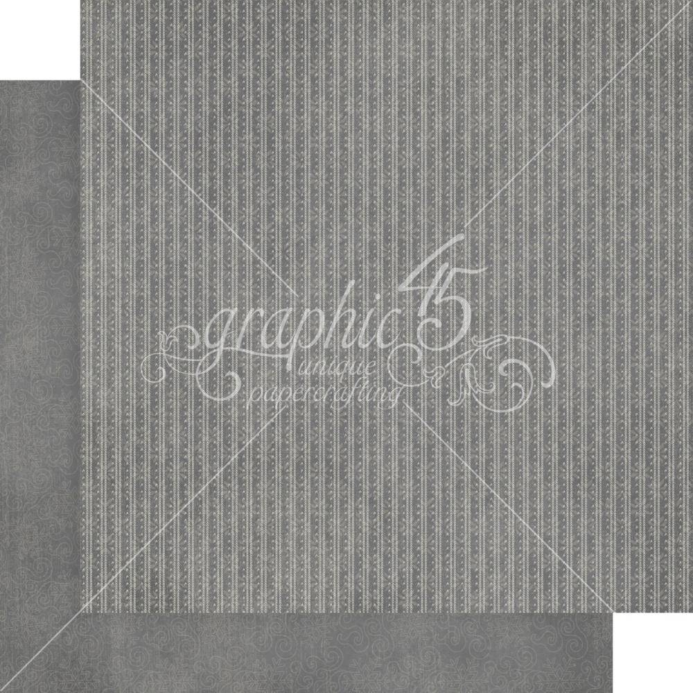 Graphic 45 - Patterns & Solids Double-Sided Paper Pad 12X12 - Let's Get Cozy