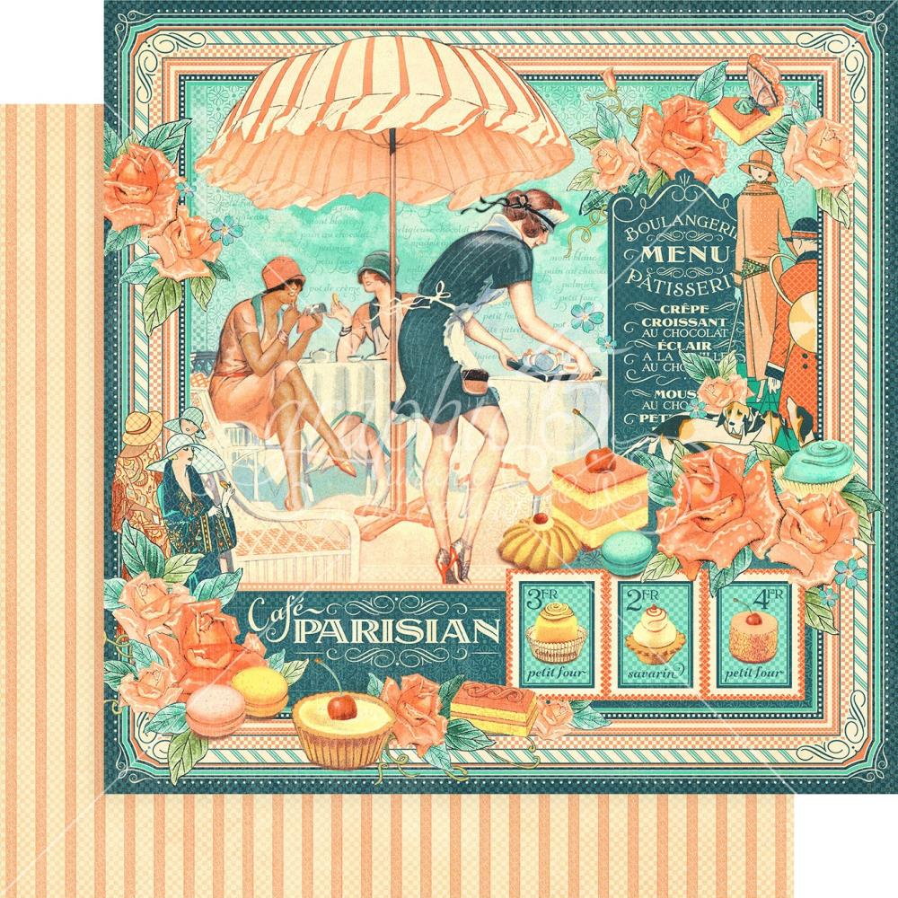 Graphic 45 - 12x12 Deluxe Collector's Edition - Cafe Parisian