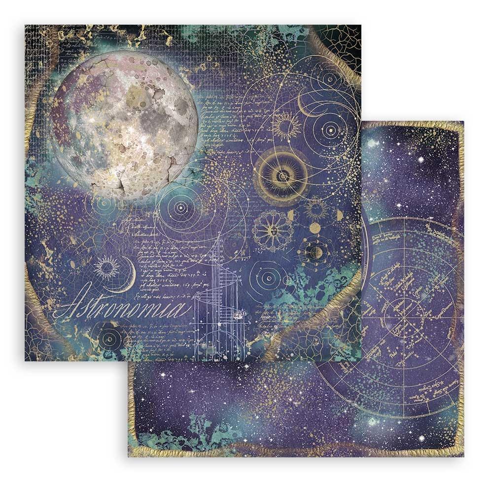 Stamperia Double-Sided Paper Pad 8x8 - Cosmos Infinity