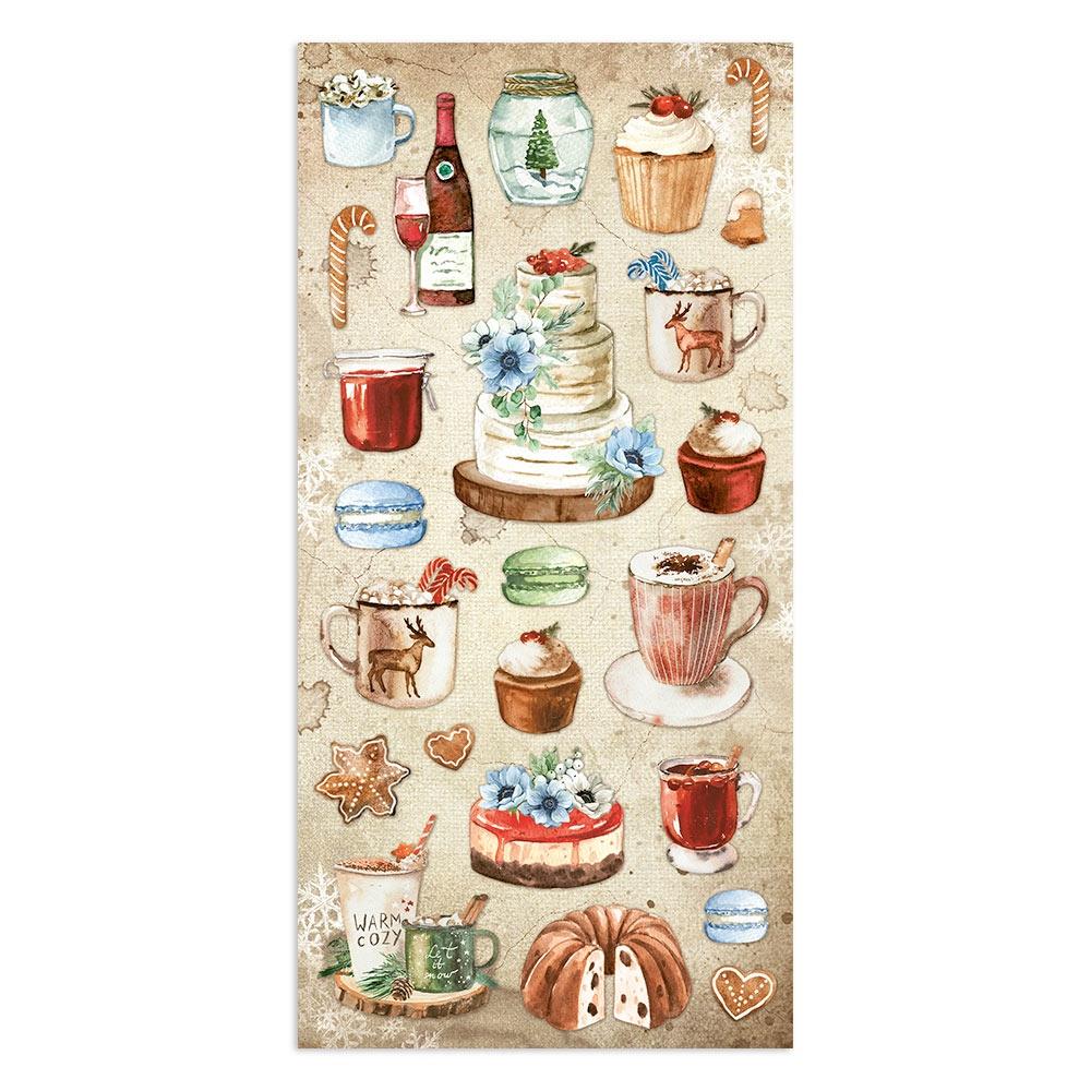 Stamperia Collectables Double-Sided Paper 6X12 - Home For The Holidays