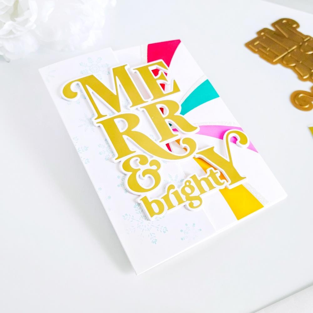 Pinkfresh Studio Hot Foil Plate - Merry & Bright