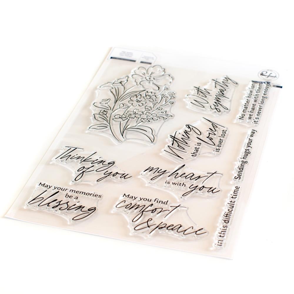 Pinkfresh Studio Clear Stamp Set - With Sympathy