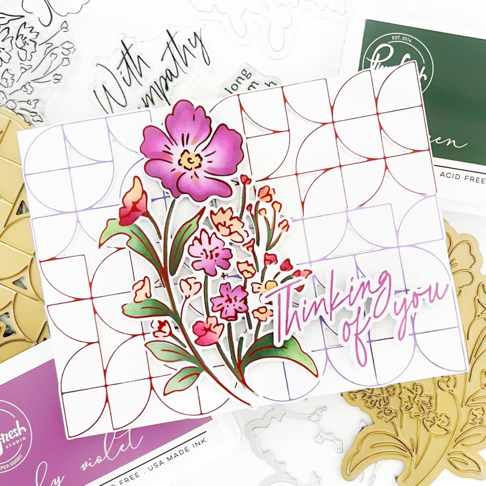 Pinkfresh Studio Hot Foil Plate - With Sympathy