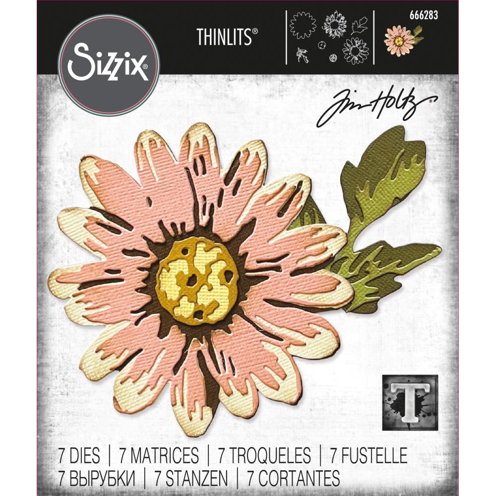 Sizzix Thinlits Dies By Tim Holtz - Blossom