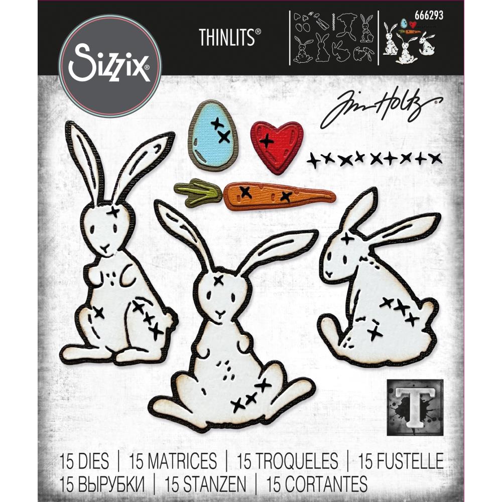 Sizzix Thinlits Dies By Tim Holtz - Bunny Stitch
