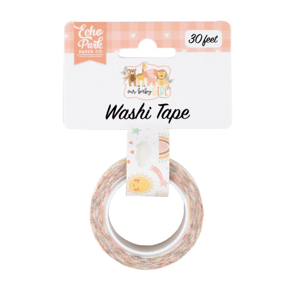 Echo Park Our Baby Girl Washi Tape - Sweetest Sky - Our Baby Girl
