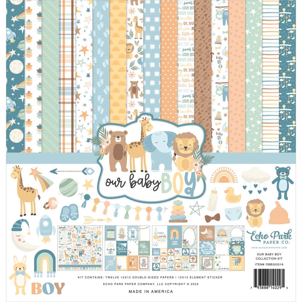 Echo Park Collection Kit - Our Baby Boy