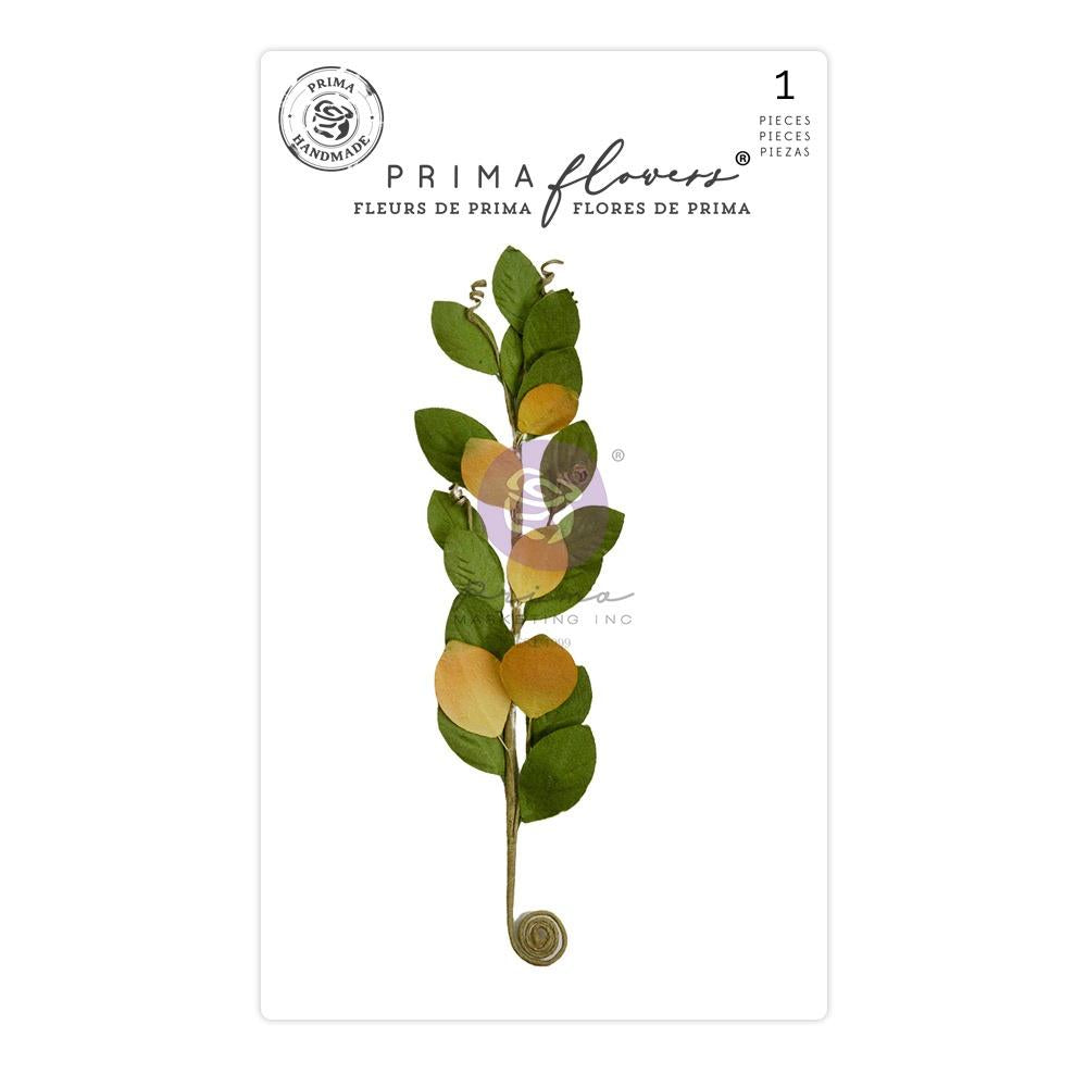 Prima Marketing Mulberry Paper Flowers - Sweet Yellow - Spring Abstract