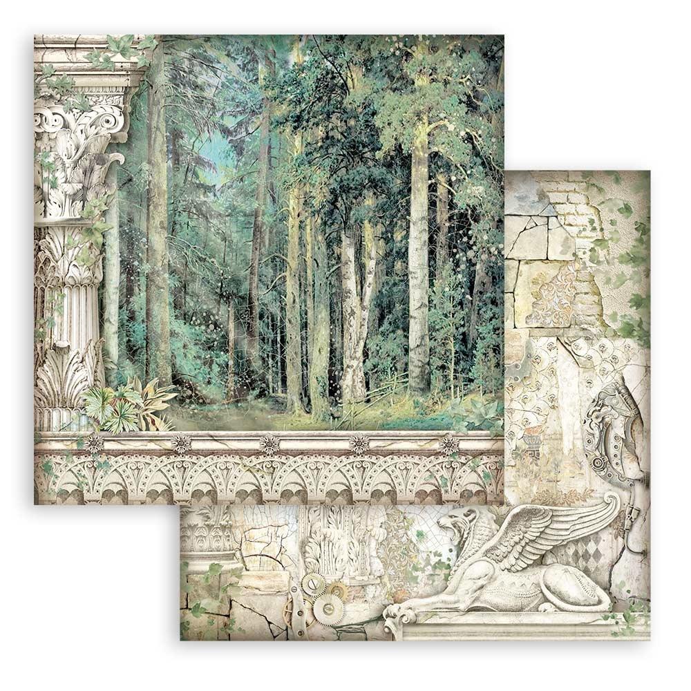 Stamperia Double-Sided Paper Pad 8x8 - Magic Forest