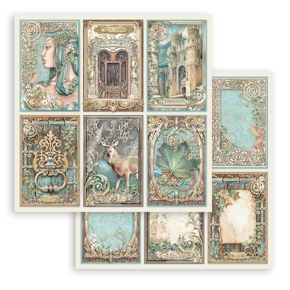 Stamperia Double-Sided Paper Pad 8x8 - Magic Forest