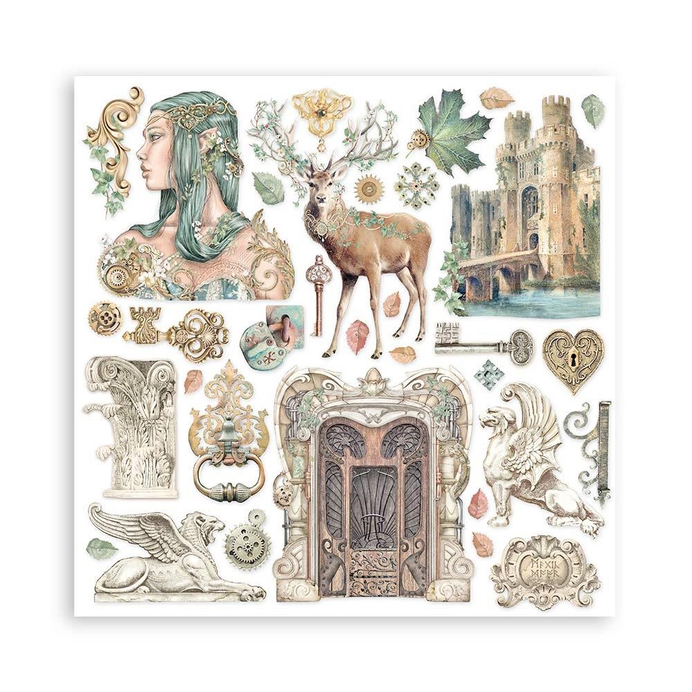 Stamperia Double-Sided Paper Pad 8x8 - Magic Forest