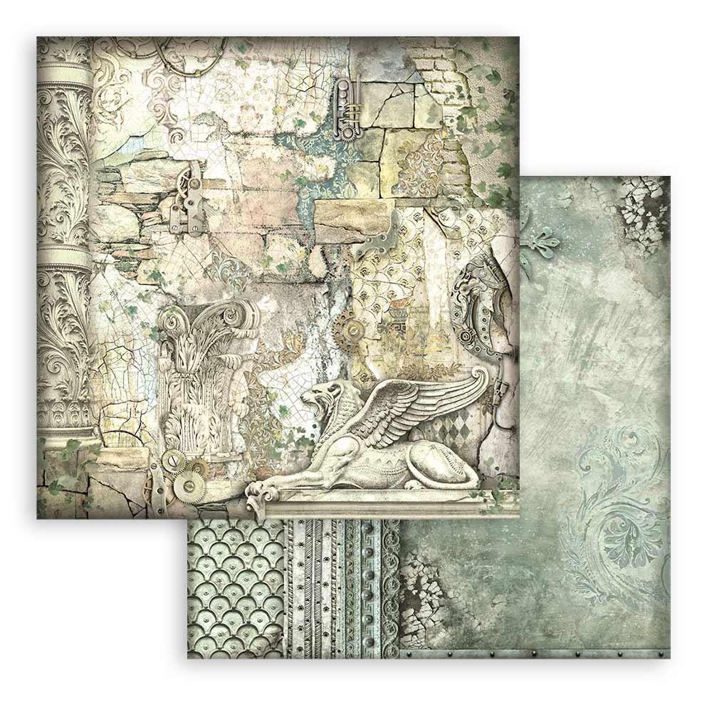 Stamperia Backgrounds Double-Sided Paper Pad 8x8 - Magic Forest