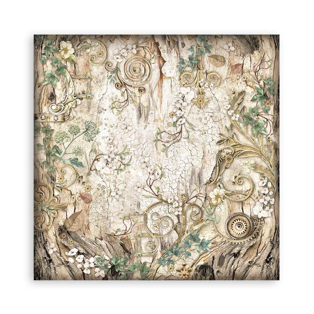 Stamperia Backgrounds Double-Sided Paper Pad 8x8 - Magic Forest