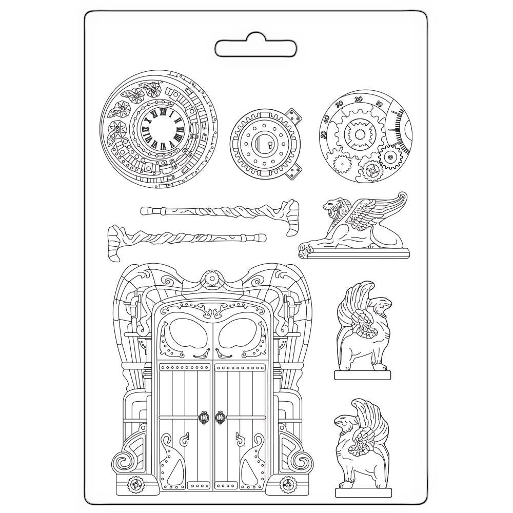 Stamperia Mould A4 - Magic Forest Door & Elements