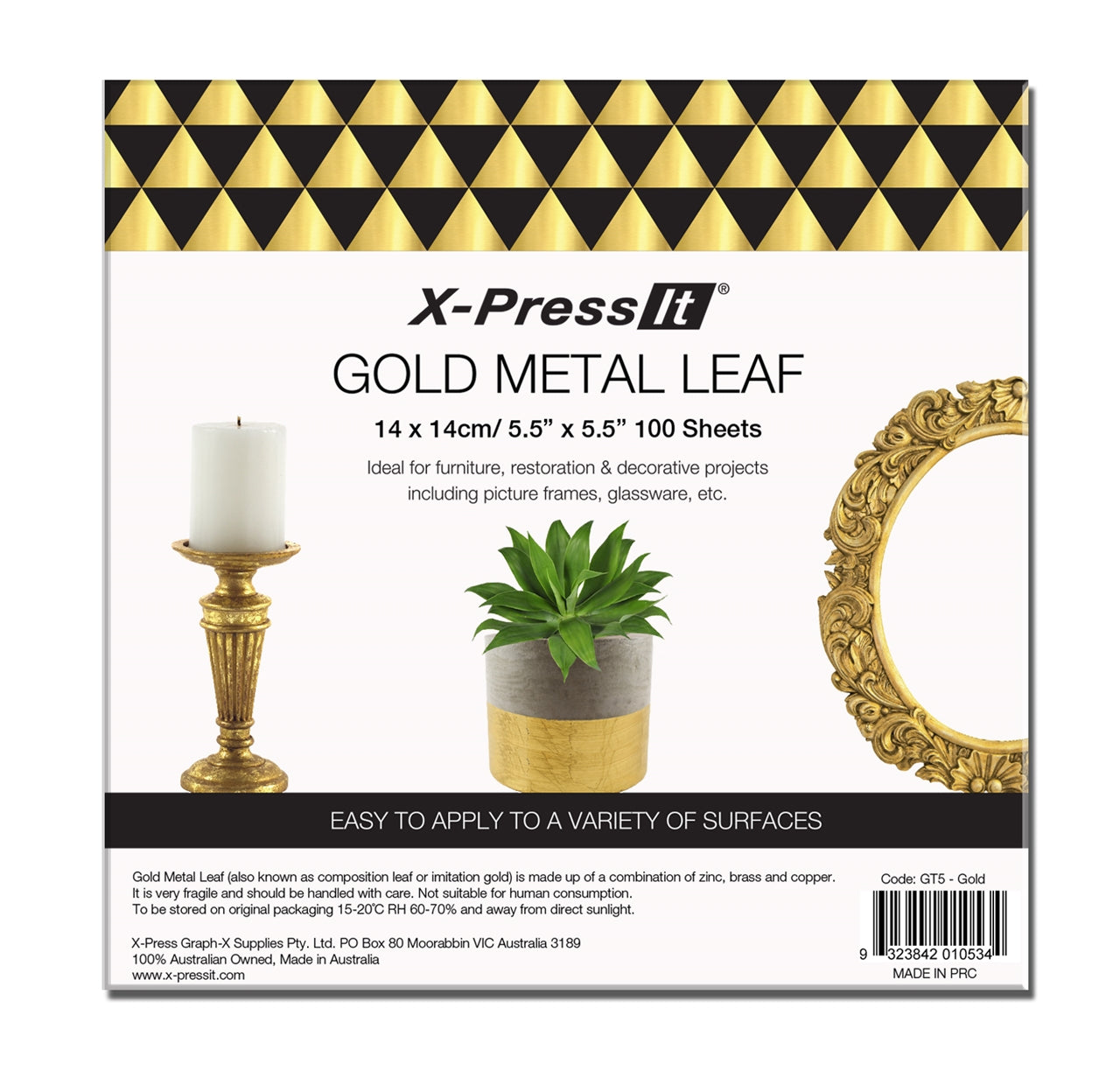 X-Press It - Gold Metal Leaf 100 sheets