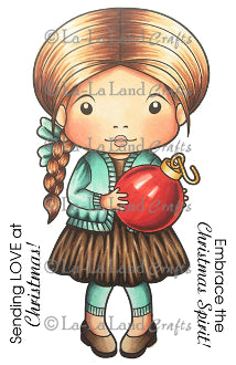 La La Land 'Christmas Ornament Marci' (with Sentiments) Rubber Stamp