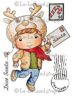 La La Land 'Letter to Santa Luka' (with Accessories and Sentiment) Rubber Stamp