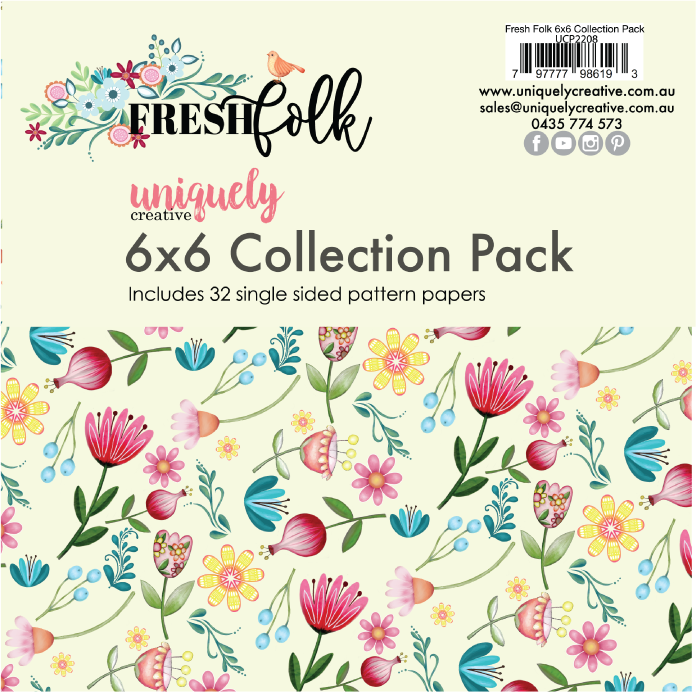 Uniquely Creative - Fresh Folk - Mini Collection Pack 6x6