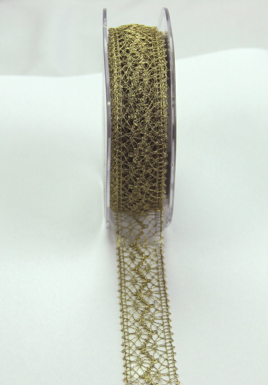 22mm Lace Ribbon - Metallic Gold - Crafty Divas