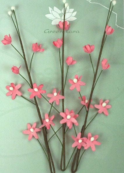 3 Flower Sprays- Pale Pink - Crafty Divas