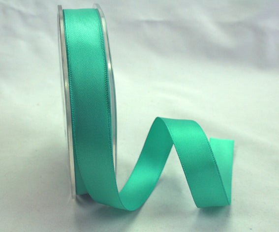 3mm Double Sided Satin Ribbon - Turquoise - Crafty Divas