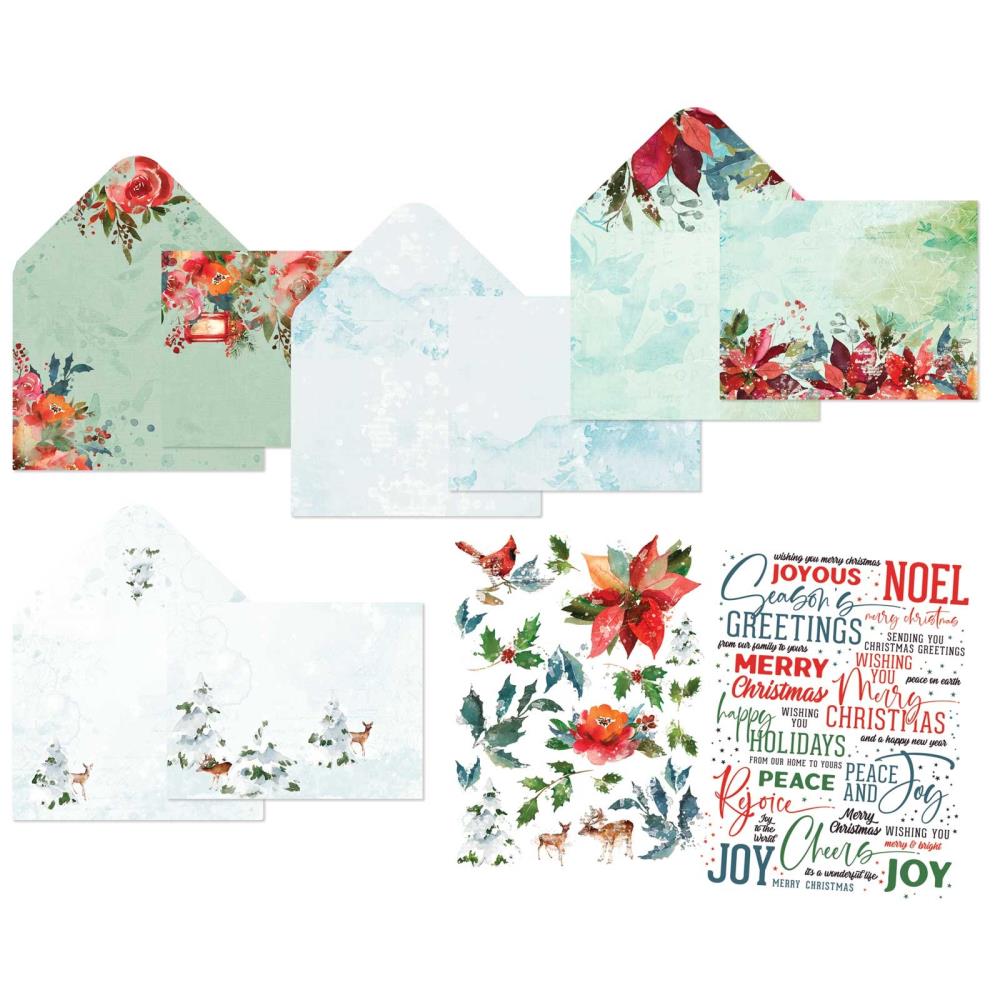 49 And Market Card Kit - ARToptions Holiday Wishes - Crafty Divas