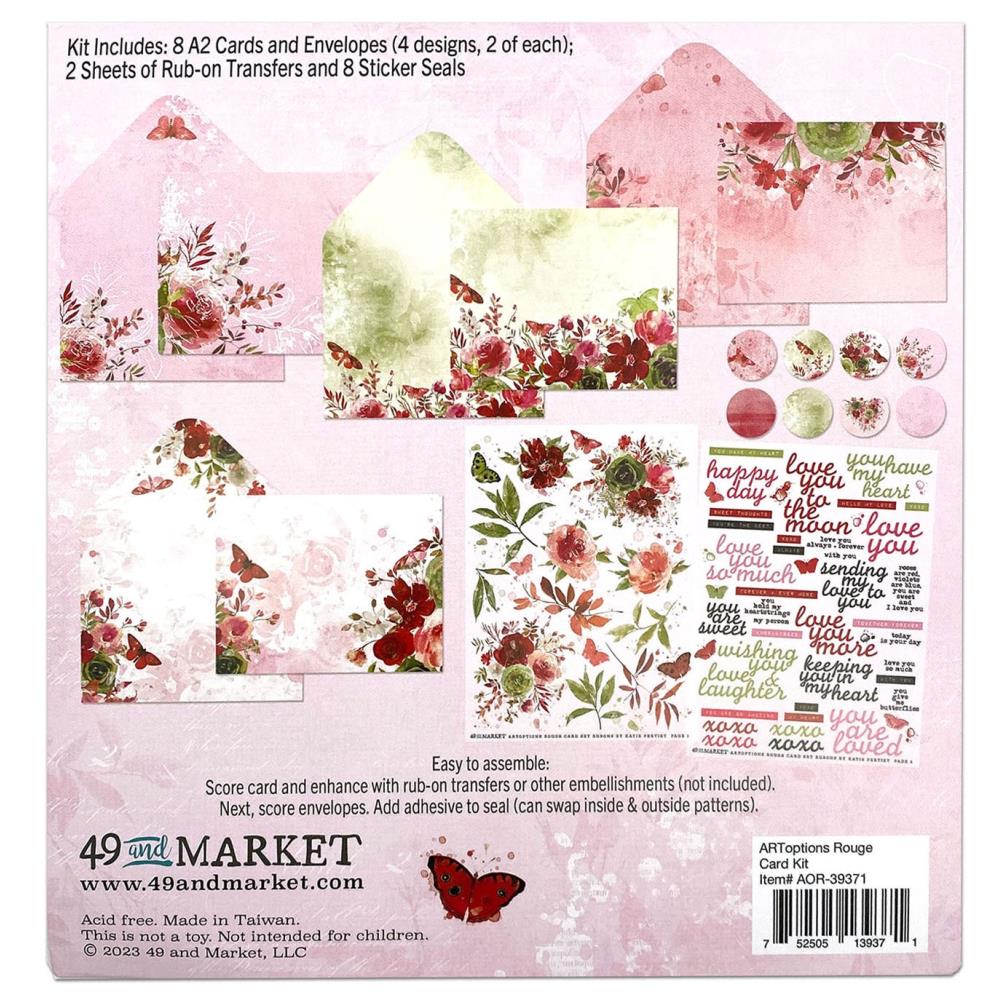 49 And Market Card Kit - ARToptions Rouge - Crafty Divas