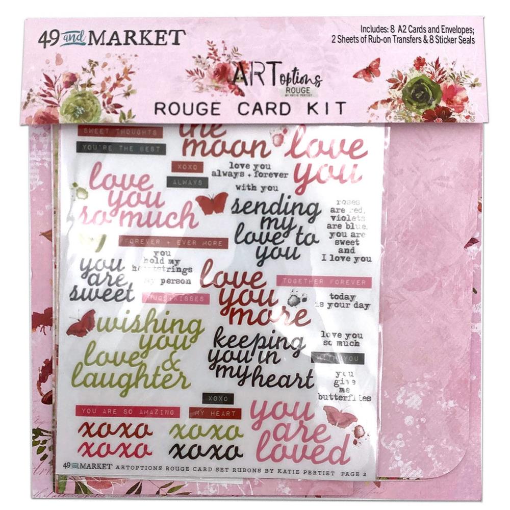 49 And Market Card Kit - ARToptions Rouge - Crafty Divas