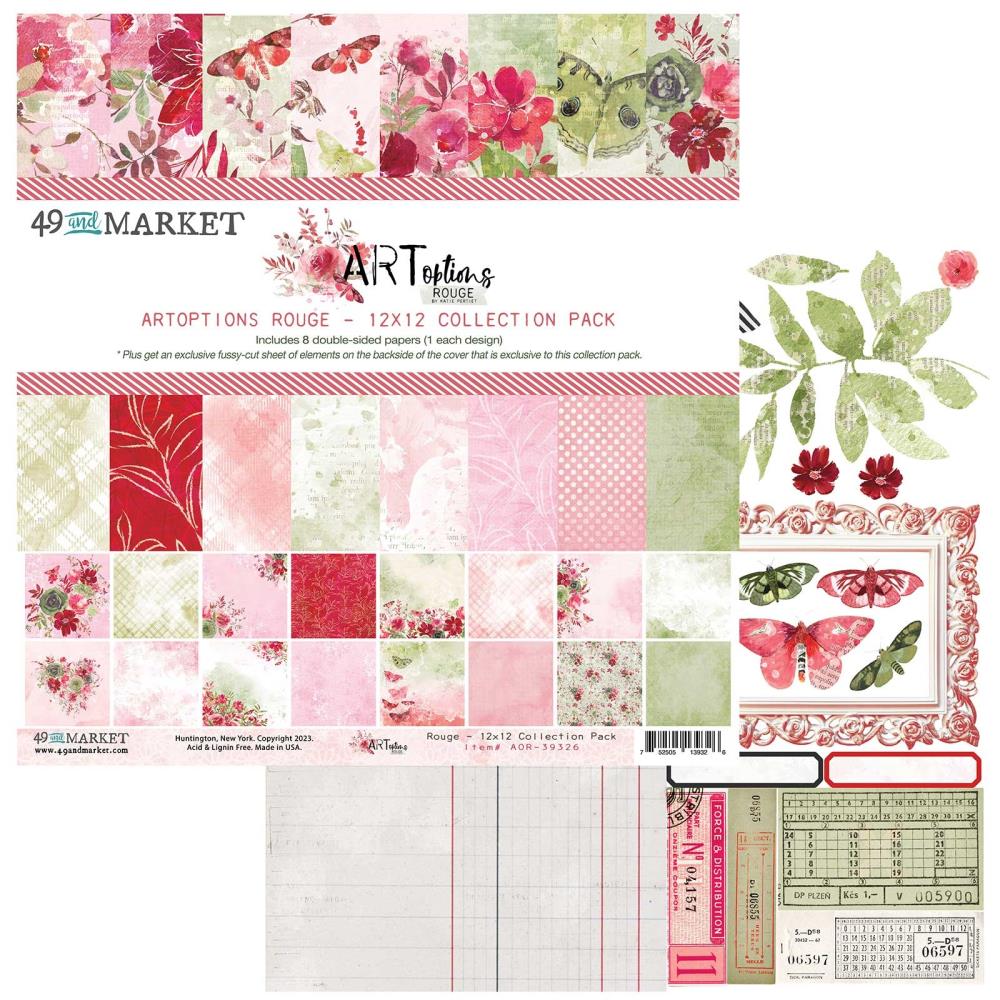 49 And Market Collection Pack 12X12 - ARToptions Rouge - Crafty Divas