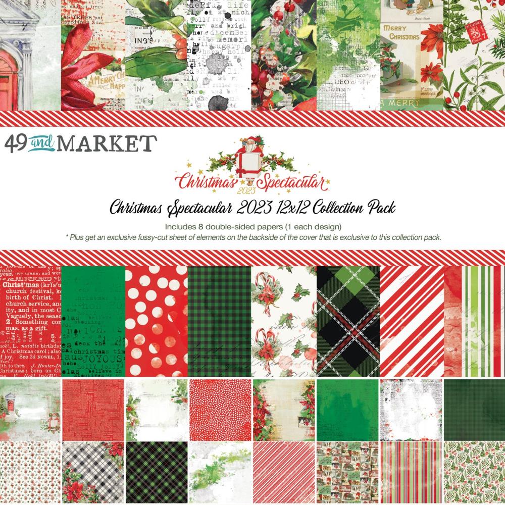 49 And Market Collection Pack 12X12 - Christmas Spectacular 2023 - Crafty Divas