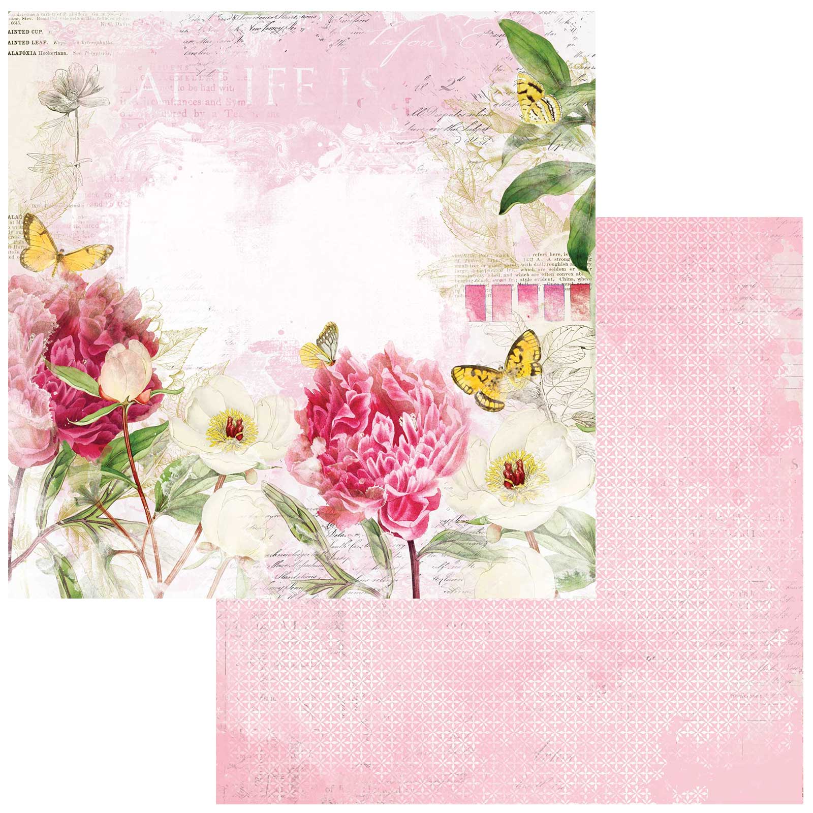 49 And Market Collection Pack 12X12 - Color Swatch: Blossom - Crafty Divas