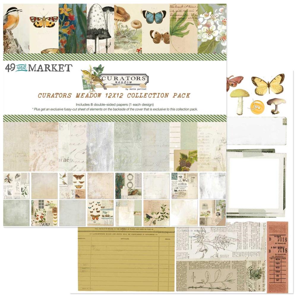 49 And Market Collection Pack 12X12 - Curators Meadow - Crafty Divas