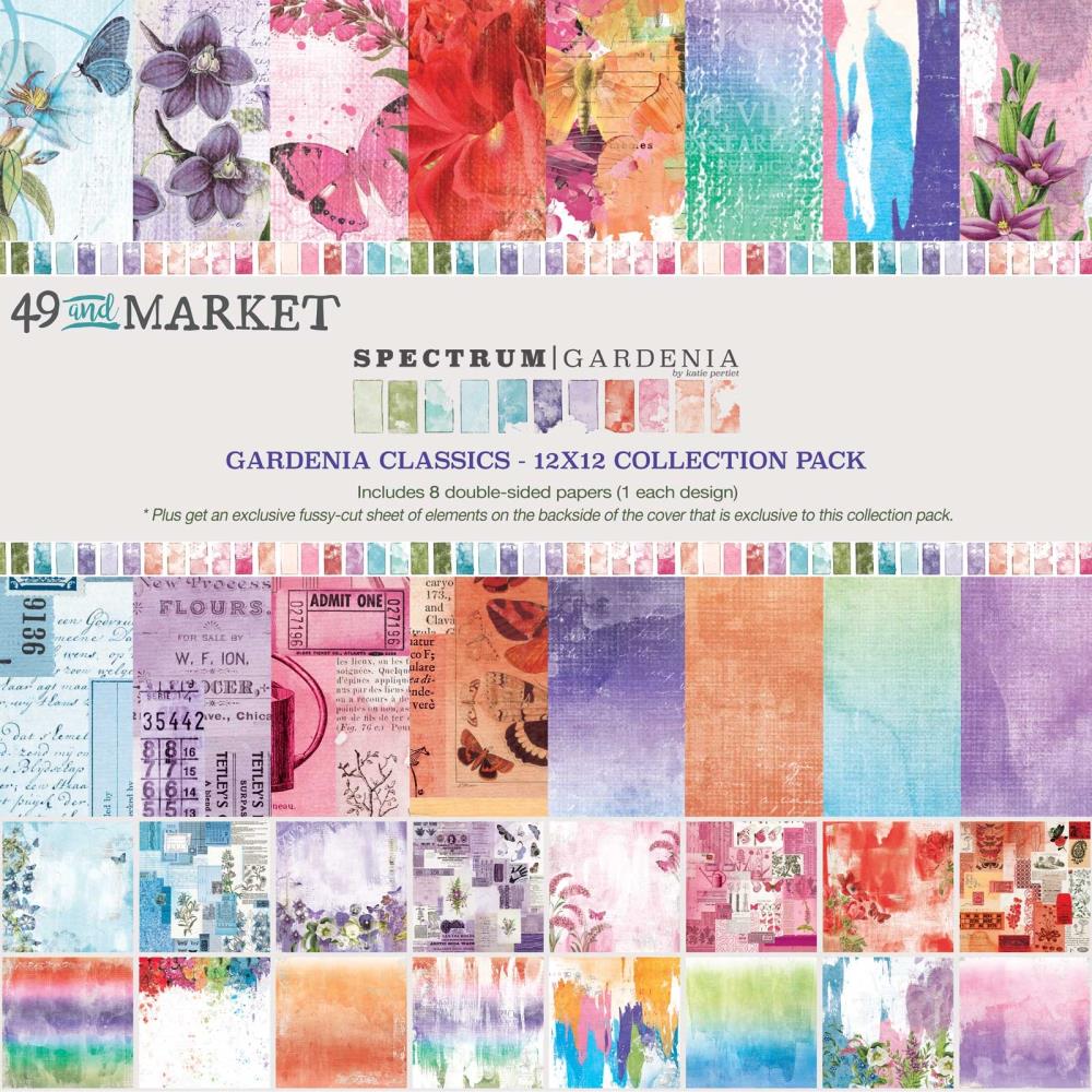 49 And Market Collection Pack 12X12 - Spectrum Gardenia Classics - Crafty Divas