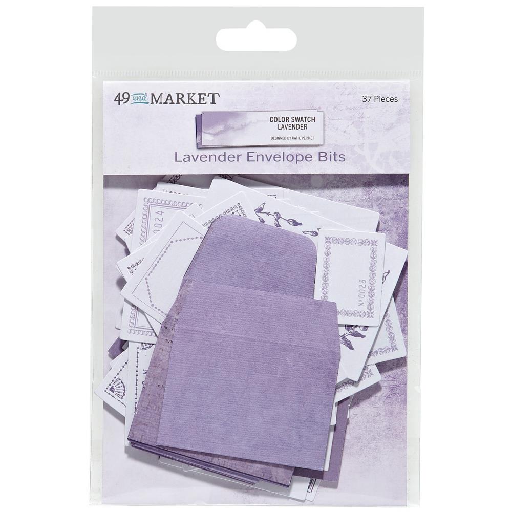 49 And Market - Color Swatch: Envelope Bits Lavender - Crafty Divas