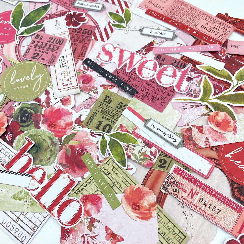 49 And Market Ephemera Bits - Rouge - Crafty Divas