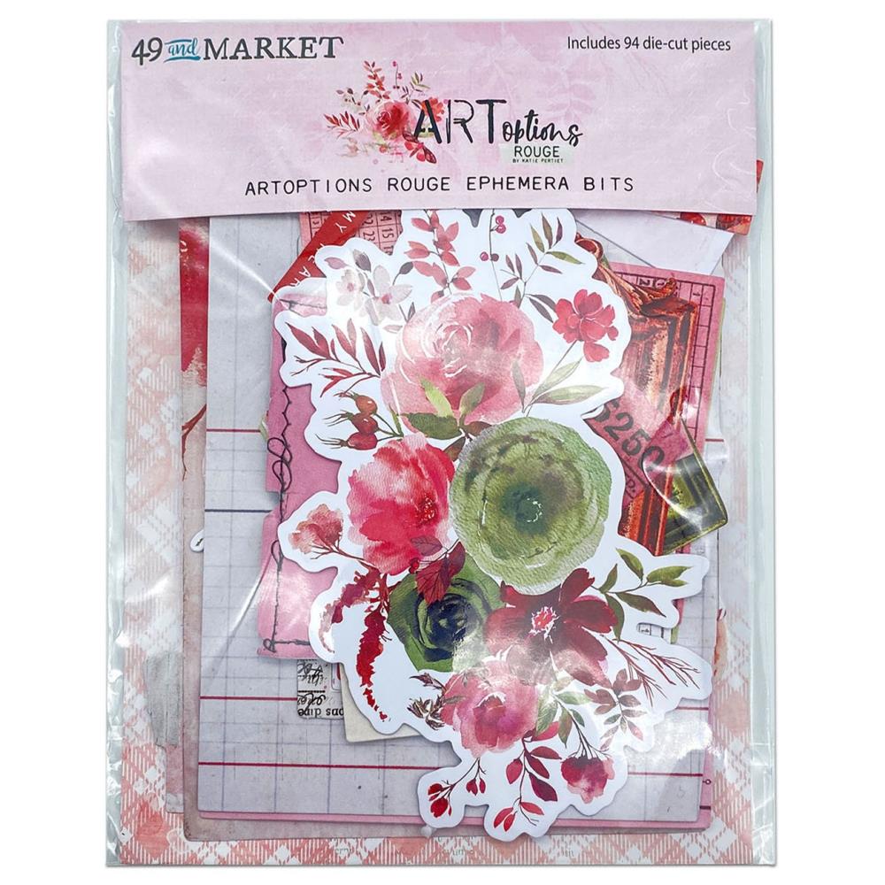 49 And Market Ephemera Bits - Rouge - Crafty Divas