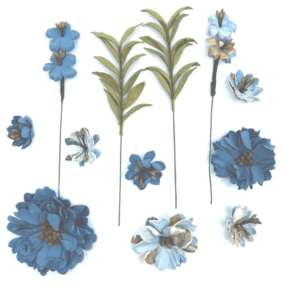 49 And Market Rustic Bouquet Paper Flowers - Bluejay - Crafty Divas